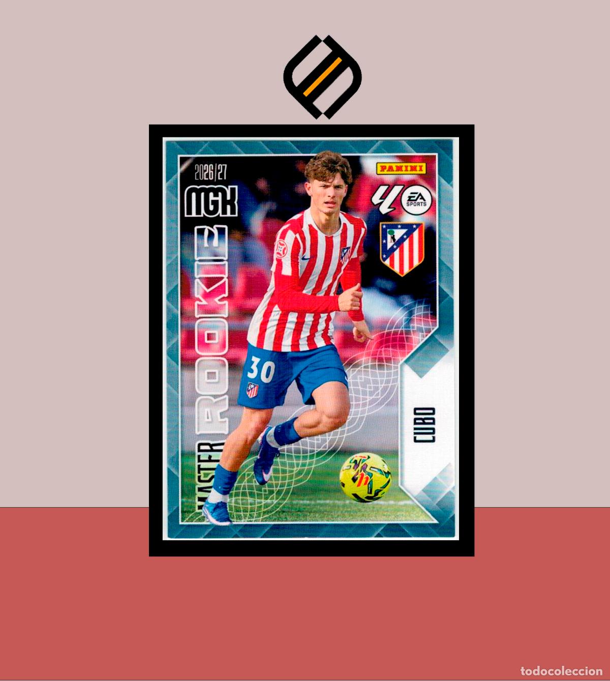 Cromos de f&uacute;tbol: MEGACRACKS 2026 2027 26 27 PANINI N&ordm; 410 CUBO ATL&Eacute;TICO MADRID COLECCI&Oacute;N ALB&Uacute;M MGK MASTER ROOKIE