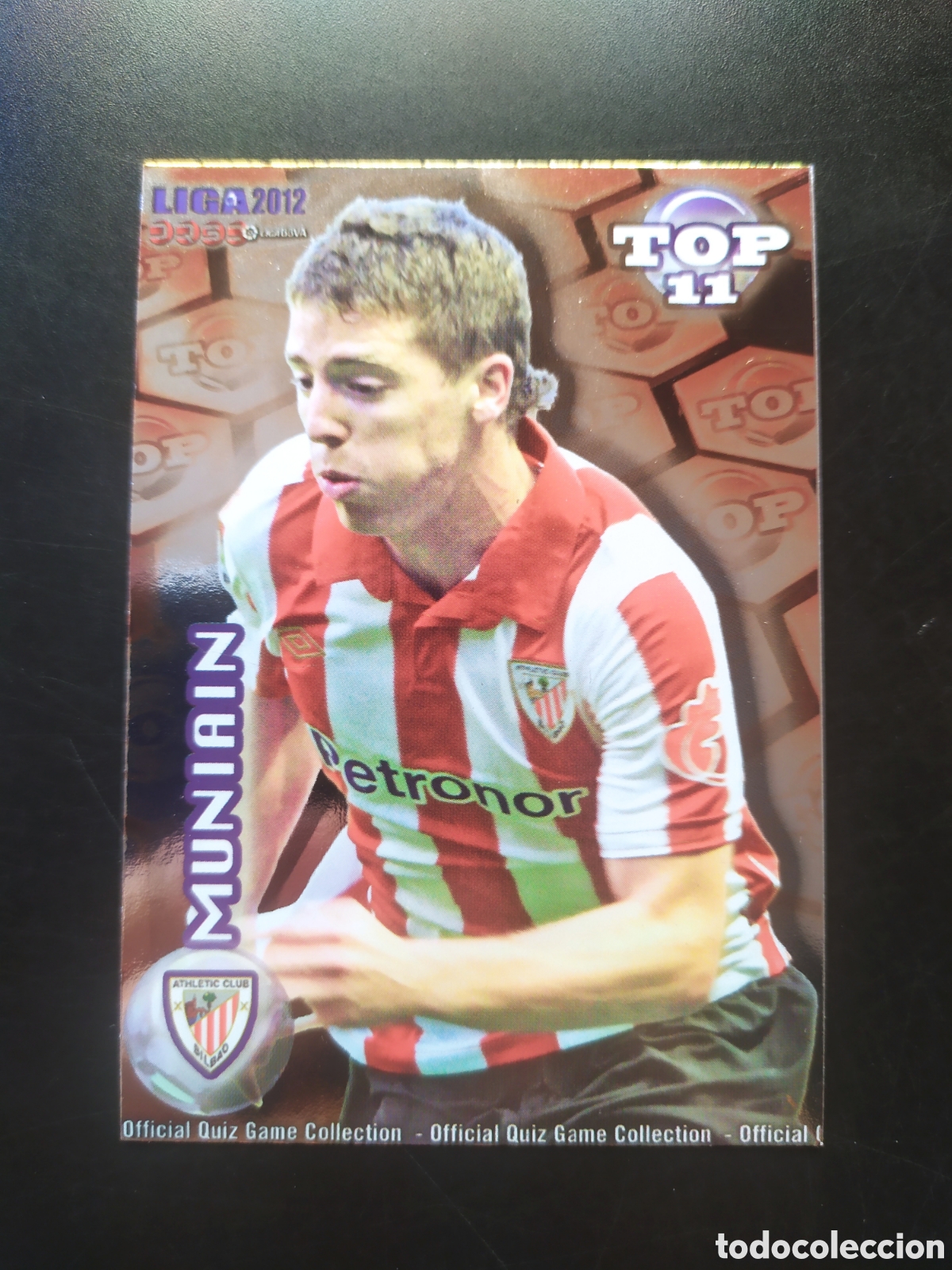 Cromos de f&uacute;tbol: Mundicromo fichas Liga 2011 2012 11 12 Muniain top brillo rojo n&deg; 634 Athletic Bilbao
