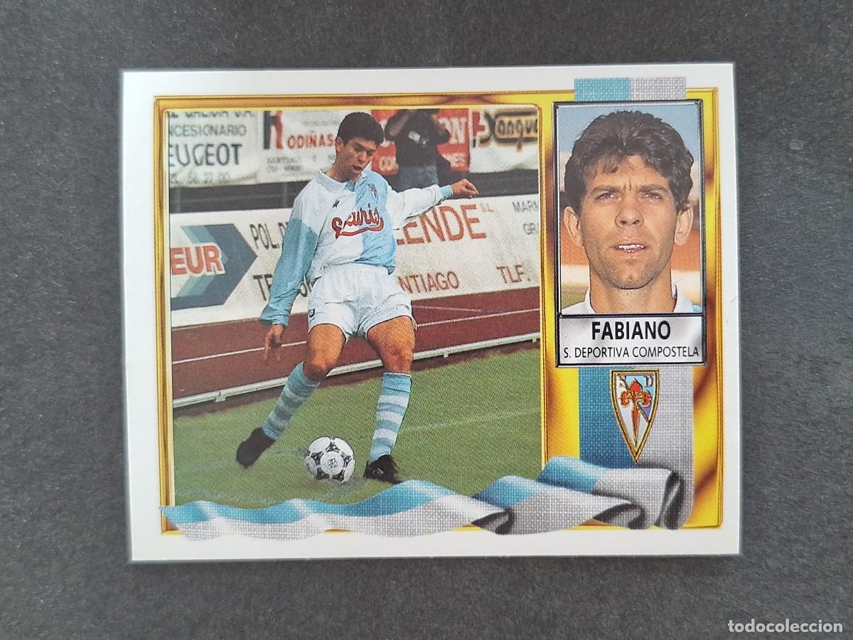 Cromos de f&uacute;tbol: L3 FABIANO S. D. COMPOSTELA LIGA ESTE 1995 1996 95 96 NUNCA PEGADO SIN PEGAR