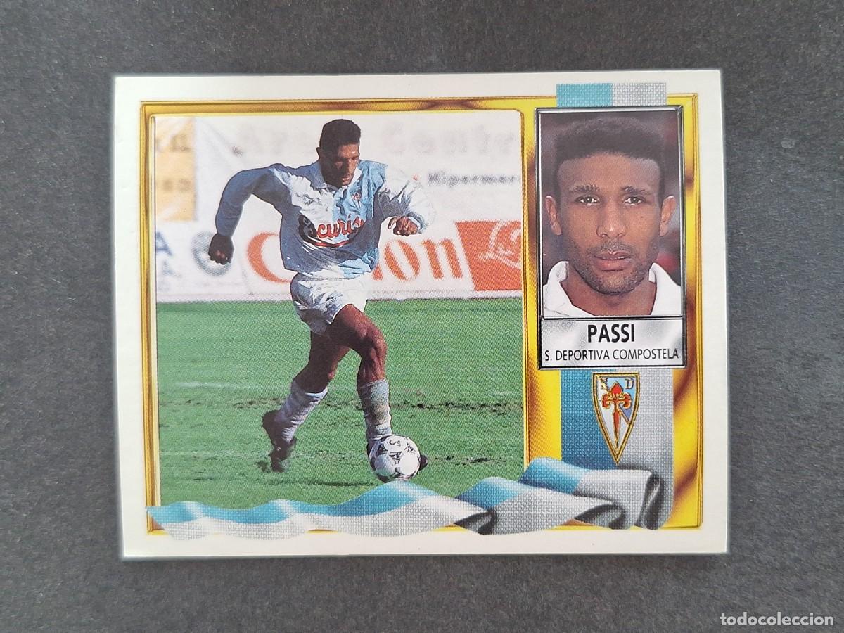 Cromos de f&uacute;tbol: L3 PASSI S. D. COMPOSTELA LIGA ESTE 1995 1996 95 96 NUNCA PEGADO SIN PEGAR