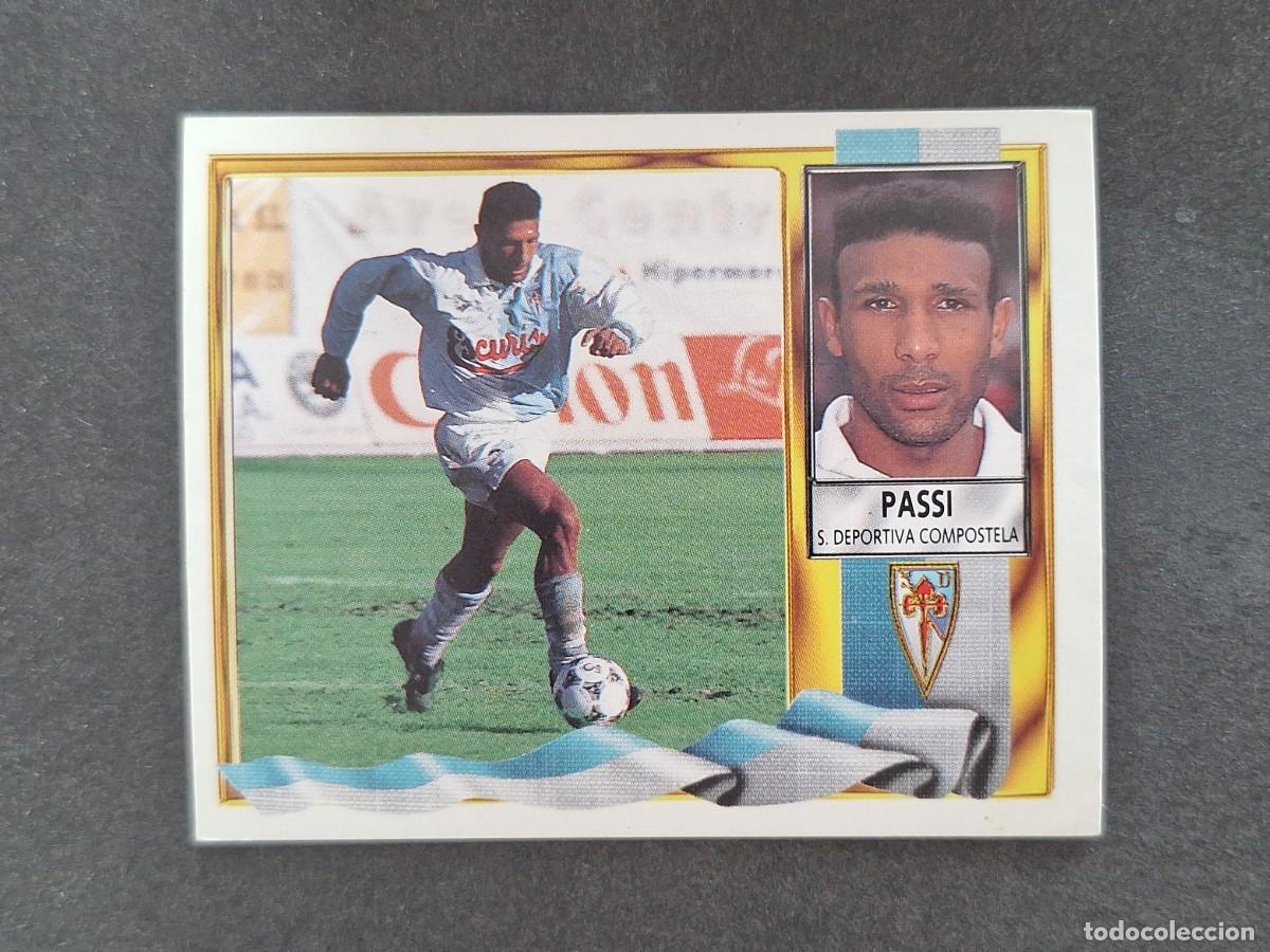 Cromos de f&uacute;tbol: L3 PASSI S. D. COMPOSTELA LIGA ESTE 1995 1996 95 96 NUNCA PEGADO SIN PEGAR