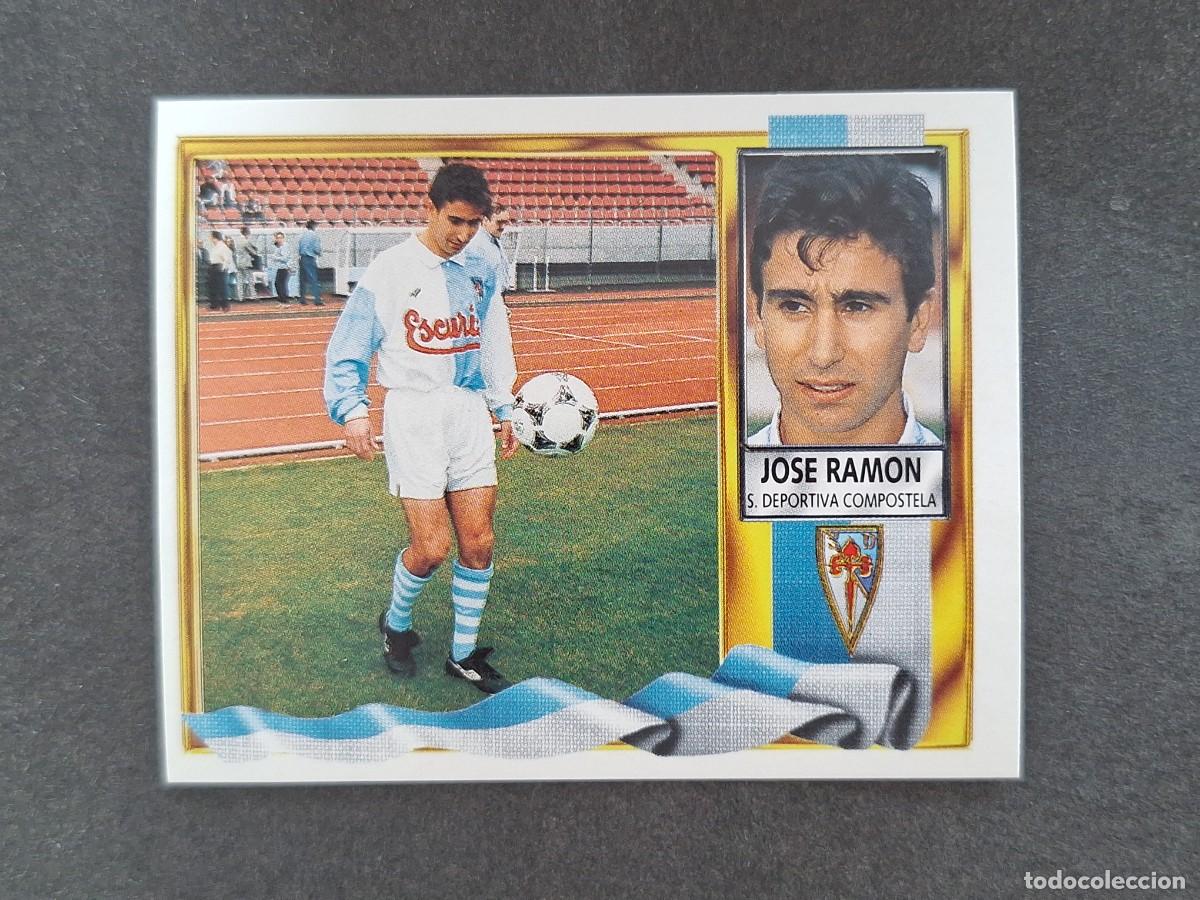 Cromos de f&uacute;tbol: L3 JOSE RAMON S. D. COMPOSTELA LIGA ESTE 1995 1996 95 96 NUNCA PEGADO SIN PEGAR