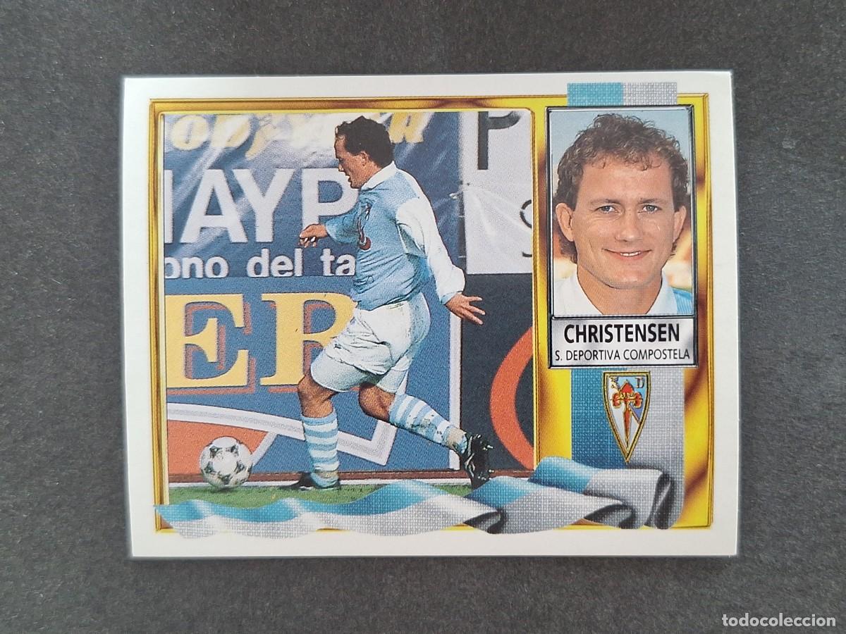 Cromos de f&uacute;tbol: L3 CHRISTENSEN S. D. COMPOSTELA LIGA ESTE 1995 1996 95 96 NUNCA PEGADO SIN PEGAR