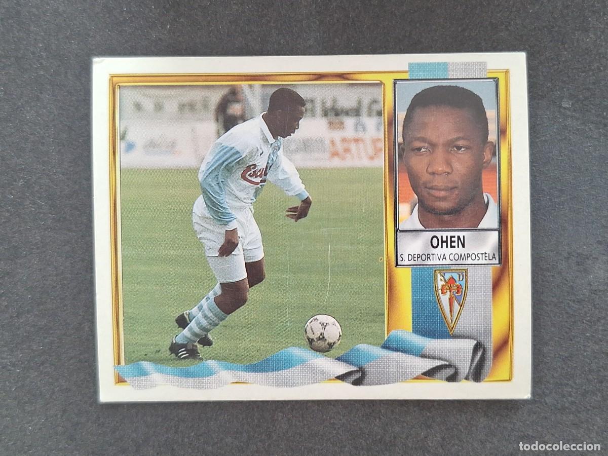 Cromos de f&uacute;tbol: L3 OHEN S. D. COMPOSTELA LIGA ESTE 1995 1996 95 96 NUNCA PEGADO SIN PEGAR