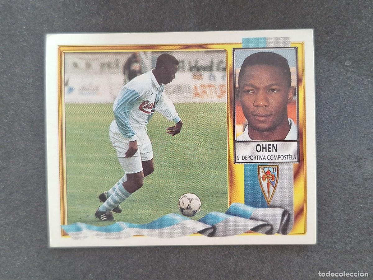 Cromos de f&uacute;tbol: L3 OHEN S. D. COMPOSTELA LIGA ESTE 1995 1996 95 96 NUNCA PEGADO SIN PEGAR