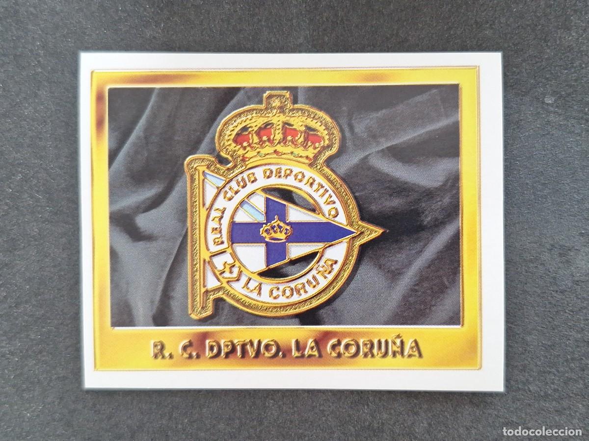 Cromos de f&uacute;tbol: L3 ESCUDO DEPORTIVO DE LA CORU&Ntilde;A LIGA ESTE 1995 1996 95 96 NUNCA PEGADO SIN PEGAR