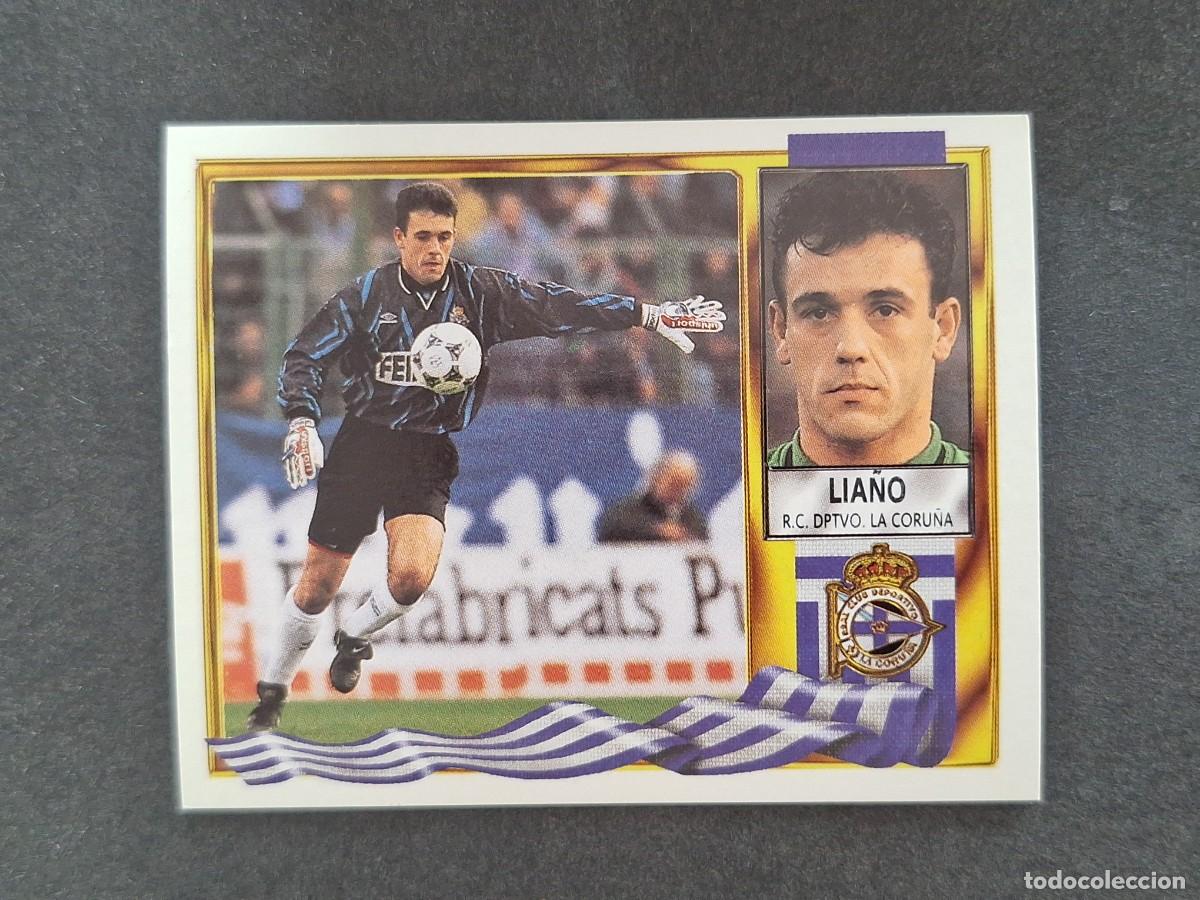 Cromos de f&uacute;tbol: L3 LIA&Ntilde;O ENTRENADOR DEPORTIVO DE LA CORU&Ntilde;A LIGA ESTE 1995 1996 95 96 NUNCA PEGADO SIN PEGAR