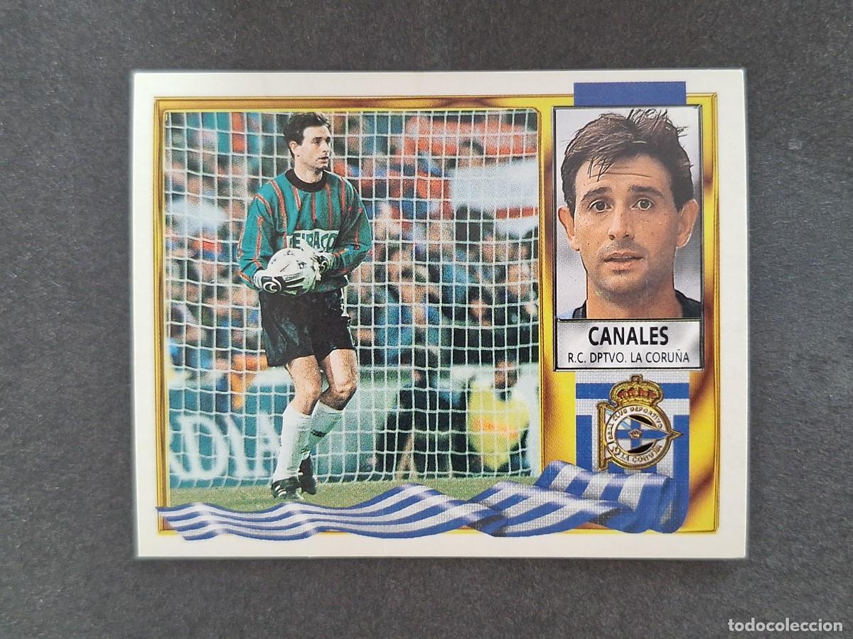 Cromos de f&uacute;tbol: L3 CANALES DEPORTIVO DE LA CORU&Ntilde;A LIGA ESTE 1995 1996 95 96 NUNCA PEGADO SIN PEGAR
