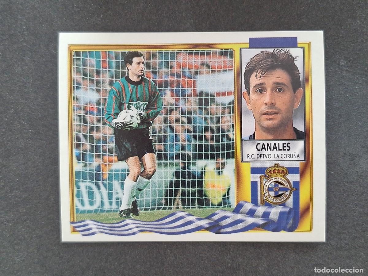 Cromos de f&uacute;tbol: L3 CANALES DEPORTIVO DE LA CORU&Ntilde;A LIGA ESTE 1995 1996 95 96 NUNCA PEGADO SIN PEGAR