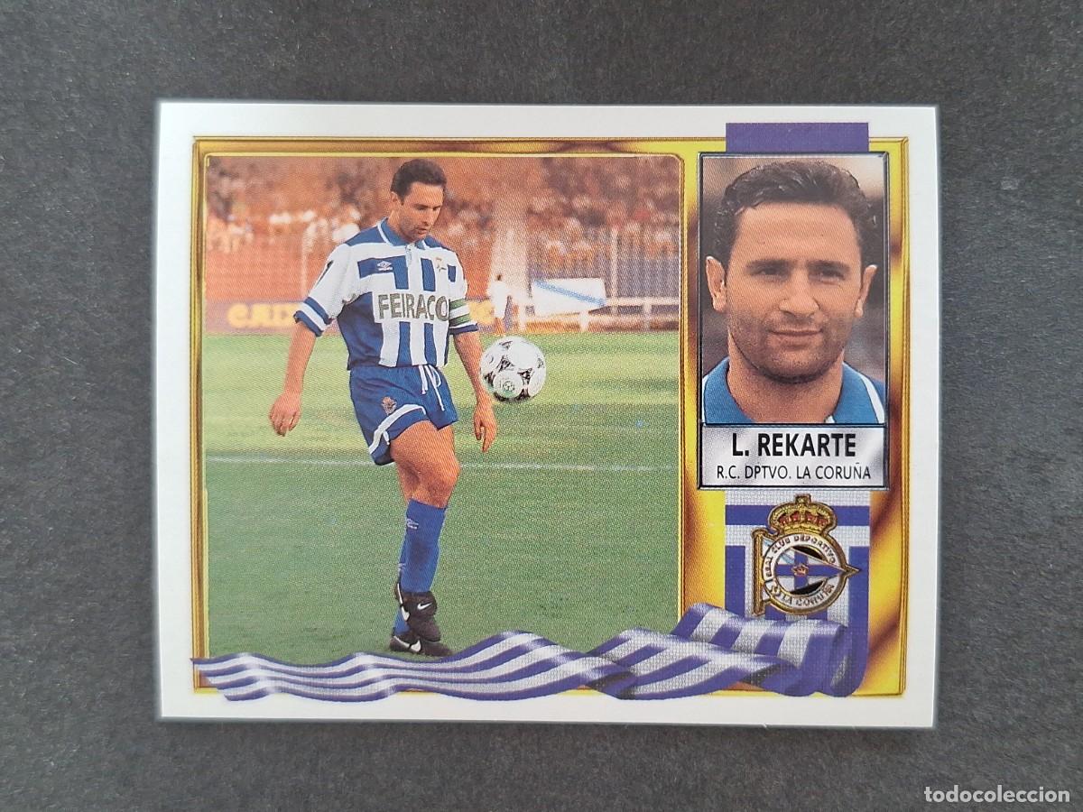 Cromos de f&uacute;tbol: L3 LOPEZ REKARTE DEPORTIVO DE LA CORU&Ntilde;A LIGA ESTE 1995 1996 95 96 NUNCA PEGADO SIN PEGAR