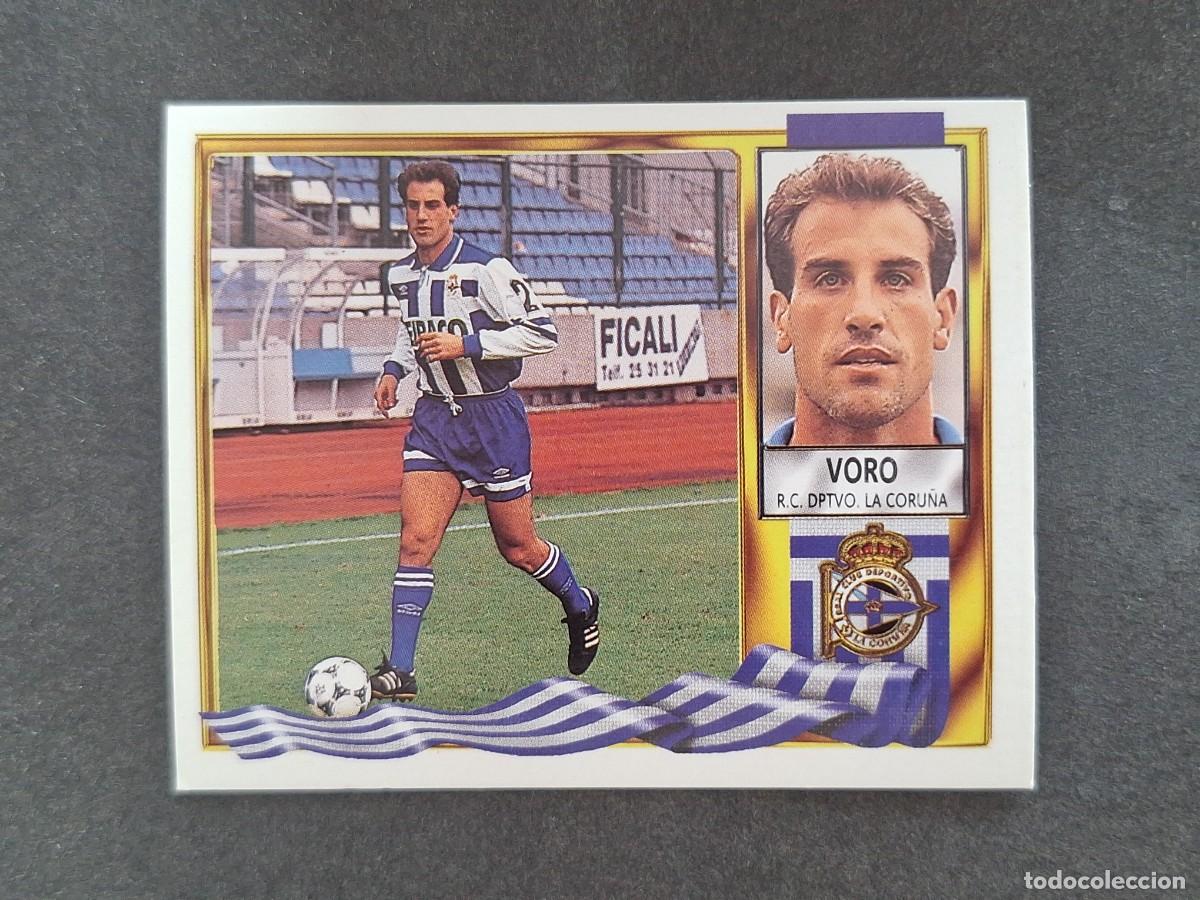 Cromos de f&uacute;tbol: L3 VORO DEPORTIVO DE LA CORU&Ntilde;A LIGA ESTE 1995 1996 95 96 NUNCA PEGADO SIN PEGAR