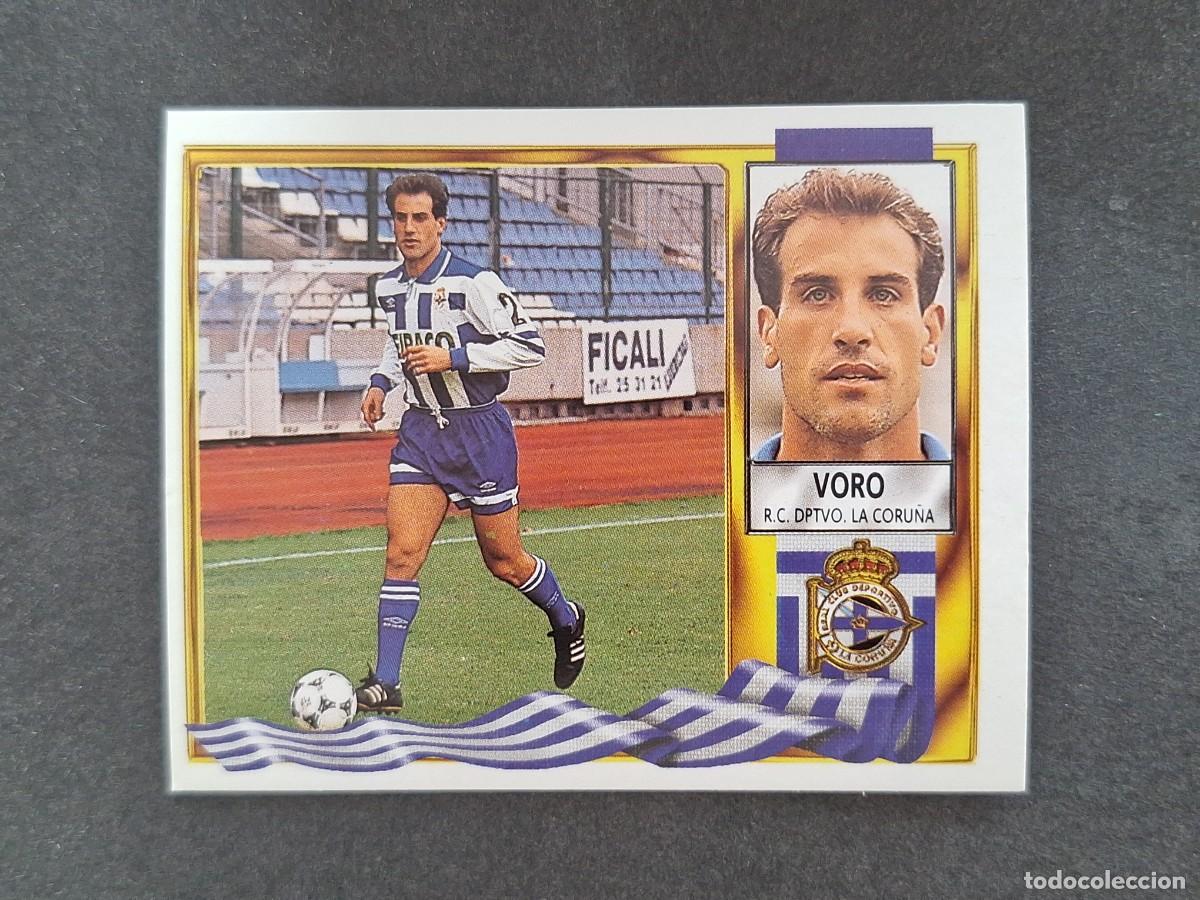 Cromos de f&uacute;tbol: L3 VORO DEPORTIVO DE LA CORU&Ntilde;A LIGA ESTE 1995 1996 95 96 NUNCA PEGADO SIN PEGAR