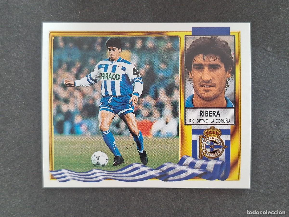 Cromos de f&uacute;tbol: L3 RIBERA DEPORTIVO DE LA CORU&Ntilde;A LIGA ESTE 1995 1996 95 96 NUNCA PEGADO SIN PEGAR
