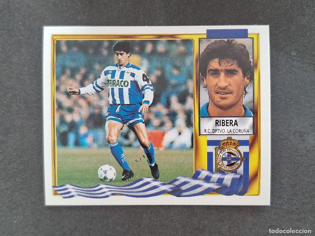 Cromos de f&uacute;tbol: L3 RIBERA DEPORTIVO DE LA CORU&Ntilde;A LIGA ESTE 1995 1996 95 96 NUNCA PEGADO SIN PEGAR