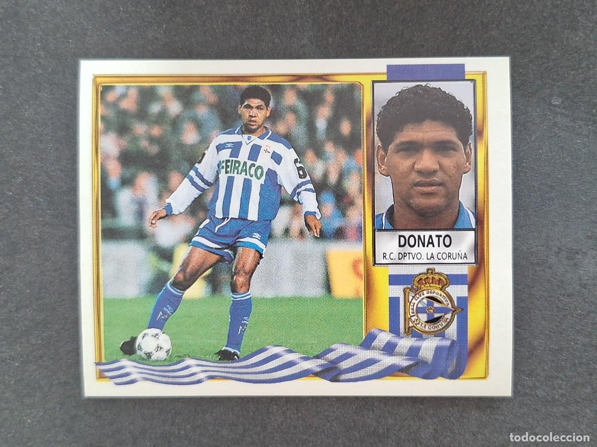 Cromos de f&uacute;tbol: L3 DONATO DEPORTIVO DE LA CORU&Ntilde;A LIGA ESTE 1995 1996 95 96 NUNCA PEGADO SIN PEGAR