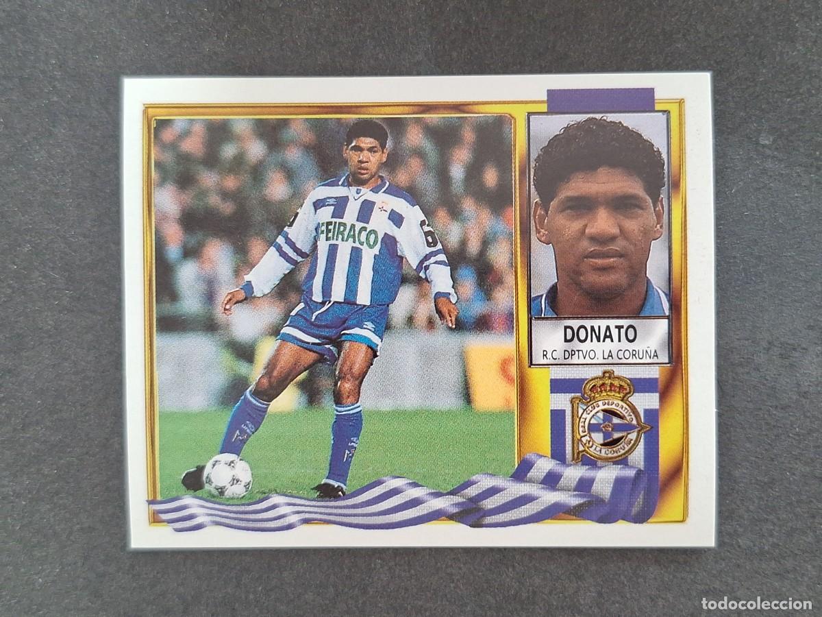 Cromos de f&uacute;tbol: L3 DONATO DEPORTIVO DE LA CORU&Ntilde;A LIGA ESTE 1995 1996 95 96 NUNCA PEGADO SIN PEGAR