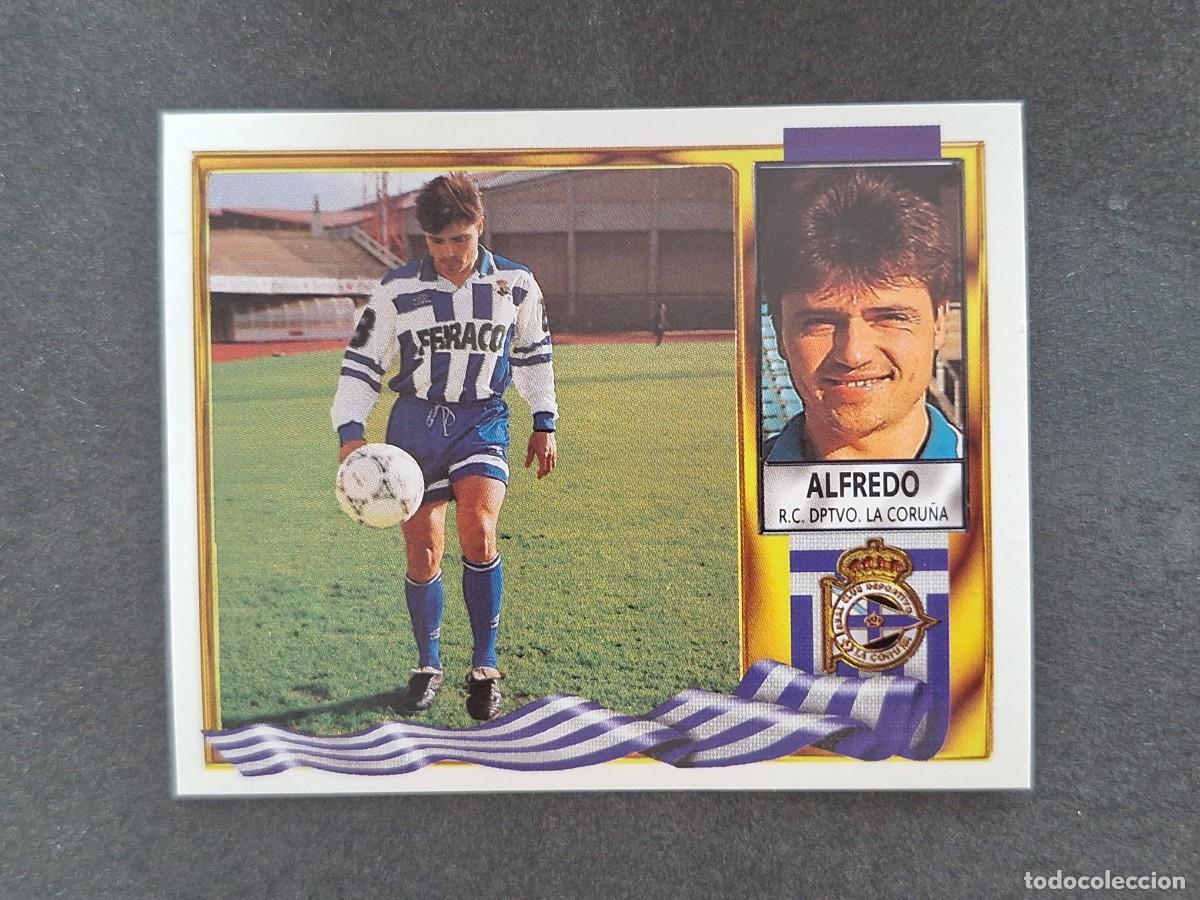 Cromos de f&uacute;tbol: L3 ALFREDO DEPORTIVO DE LA CORU&Ntilde;A LIGA ESTE 1995 1996 95 96 NUNCA PEGADO SIN PEGAR