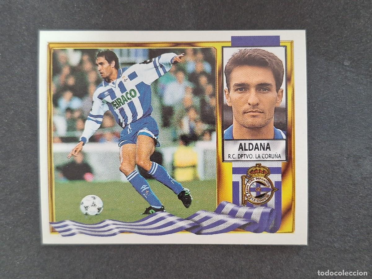 Cromos de f&uacute;tbol: L3 ALDANA DEPORTIVO DE LA CORU&Ntilde;A LIGA ESTE 1995 1996 95 96 NUNCA PEGADO SIN PEGAR