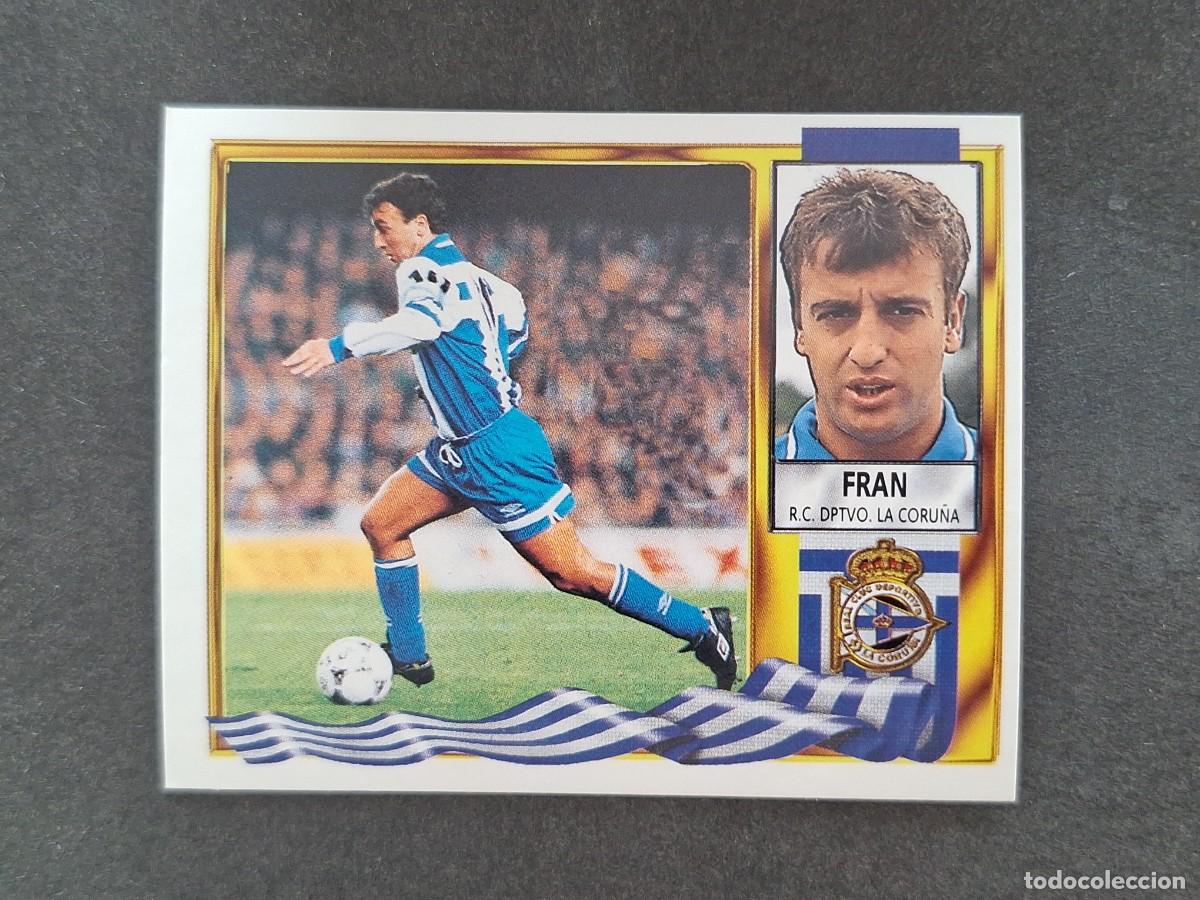 Cromos de f&uacute;tbol: L3 FRAN DEPORTIVO DE LA CORU&Ntilde;A LIGA ESTE 1995 1996 95 96 NUNCA PEGADO SIN PEGAR
