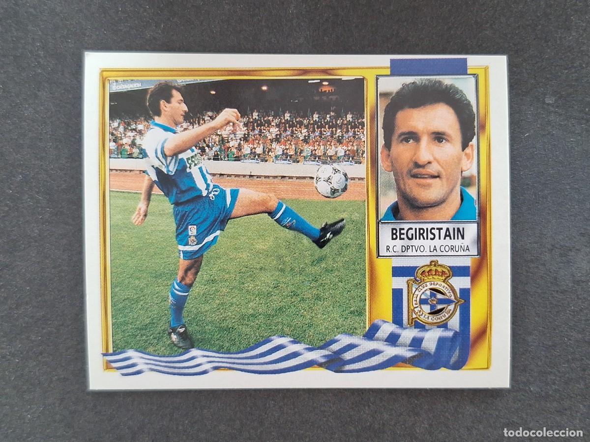 Figurine di Calcio: L3 BEGIRISTAIN DEPORTIVO DE LA CORU&Ntilde;A LIGA ESTE 1995 1996 95 96 NUNCA PEGADO SIN PEGAR