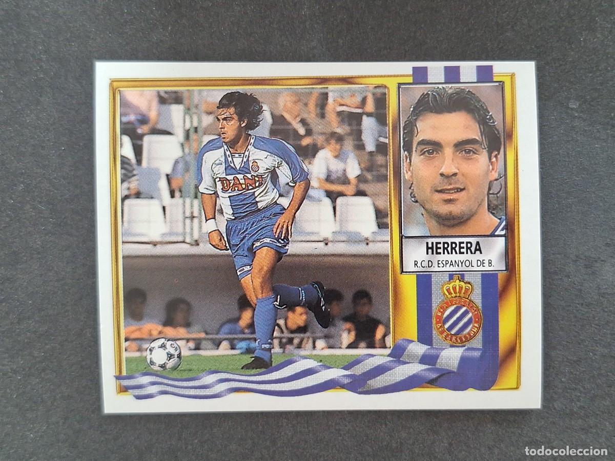 Cromos de f&uacute;tbol: L3 HERRERA R. C. D. ESPA&Ntilde;OL LIGA ESTE 1995 1996 95 96 NUNCA PEGADO SIN PEGAR