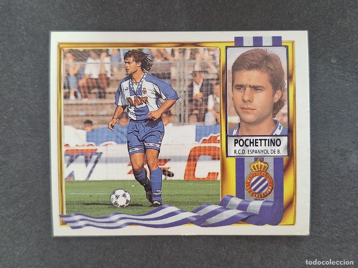 Cromos de f&uacute;tbol: L3 POCHETTINO R. C. D. ESPA&Ntilde;OL LIGA ESTE 1995 1996 95 96 NUNCA PEGADO SIN PEGAR