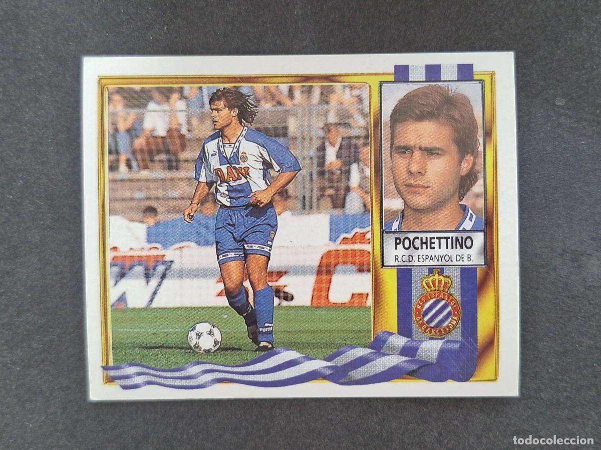 Cromos de f&uacute;tbol: L3 POCHETTINO R. C. D. ESPA&Ntilde;OL LIGA ESTE 1995 1996 95 96 NUNCA PEGADO SIN PEGAR