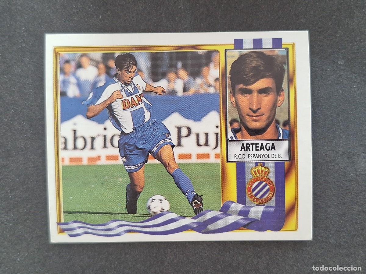 Cromos de f&uacute;tbol: L3 ARTEAGA R. C. D. ESPA&Ntilde;OL LIGA ESTE 1995 1996 95 96 NUNCA PEGADO SIN PEGAR