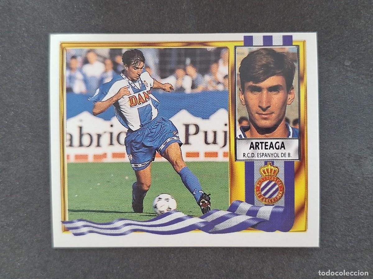 Cromos de f&uacute;tbol: L3 ARTEAGA R. C. D. ESPA&Ntilde;OL LIGA ESTE 1995 1996 95 96 NUNCA PEGADO SIN PEGAR