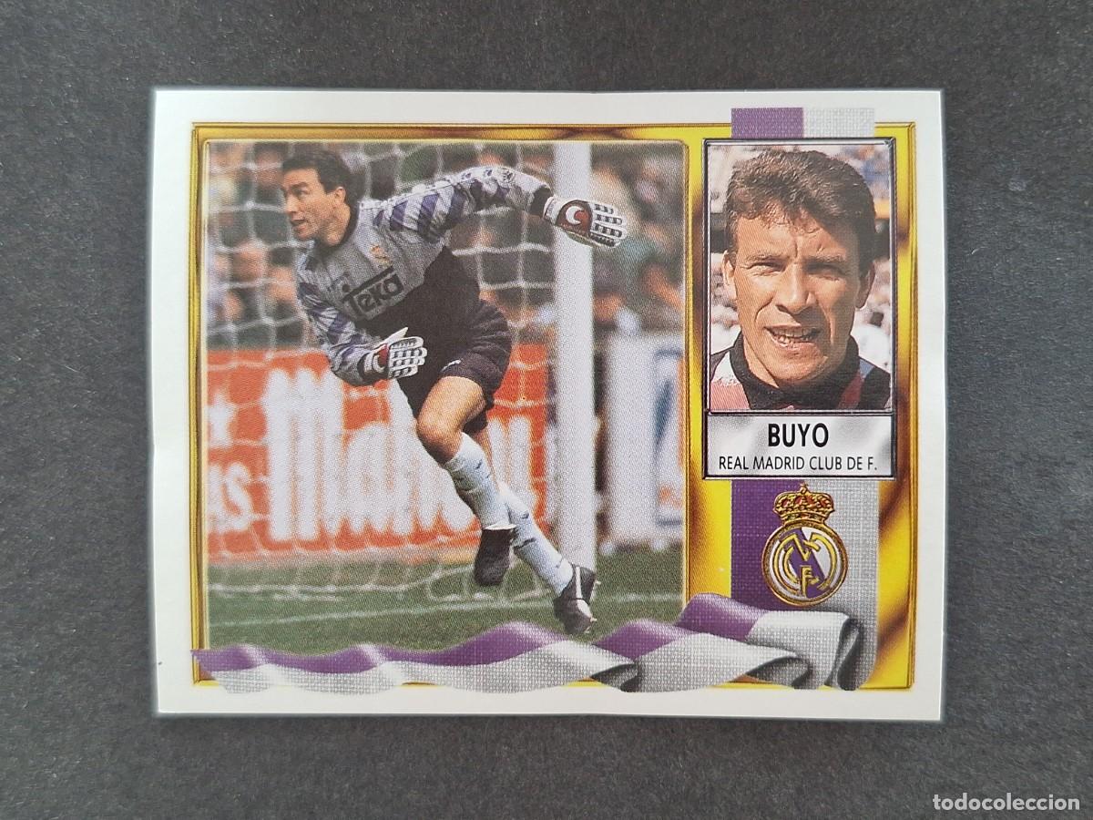 Cromos de f&uacute;tbol: L3 BUYO REAL MADRID LIGA ESTE 1995 1996 95 96 NUNCA PEGADO SIN PEGAR