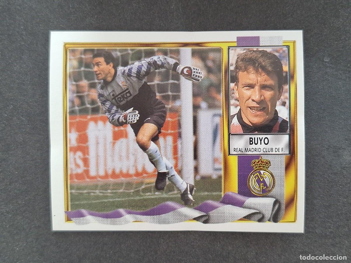 Cromos de f&uacute;tbol: L3 BUYO REAL MADRID LIGA ESTE 1995 1996 95 96 NUNCA PEGADO SIN PEGAR