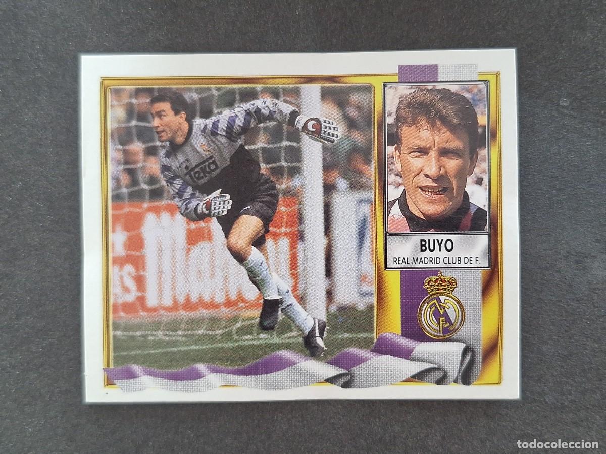 Cromos de f&uacute;tbol: L3 BUYO REAL MADRID LIGA ESTE 1995 1996 95 96 NUNCA PEGADO SIN PEGAR