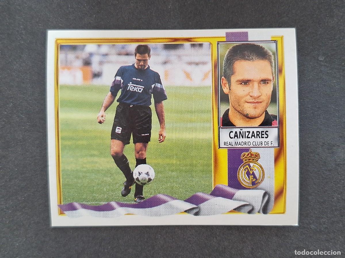 Cromos de Futebol: L3 CA&Ntilde;IZARES REAL MADRID LIGA ESTE 1995 1996 95 96 NUNCA PEGADO SIN PEGAR