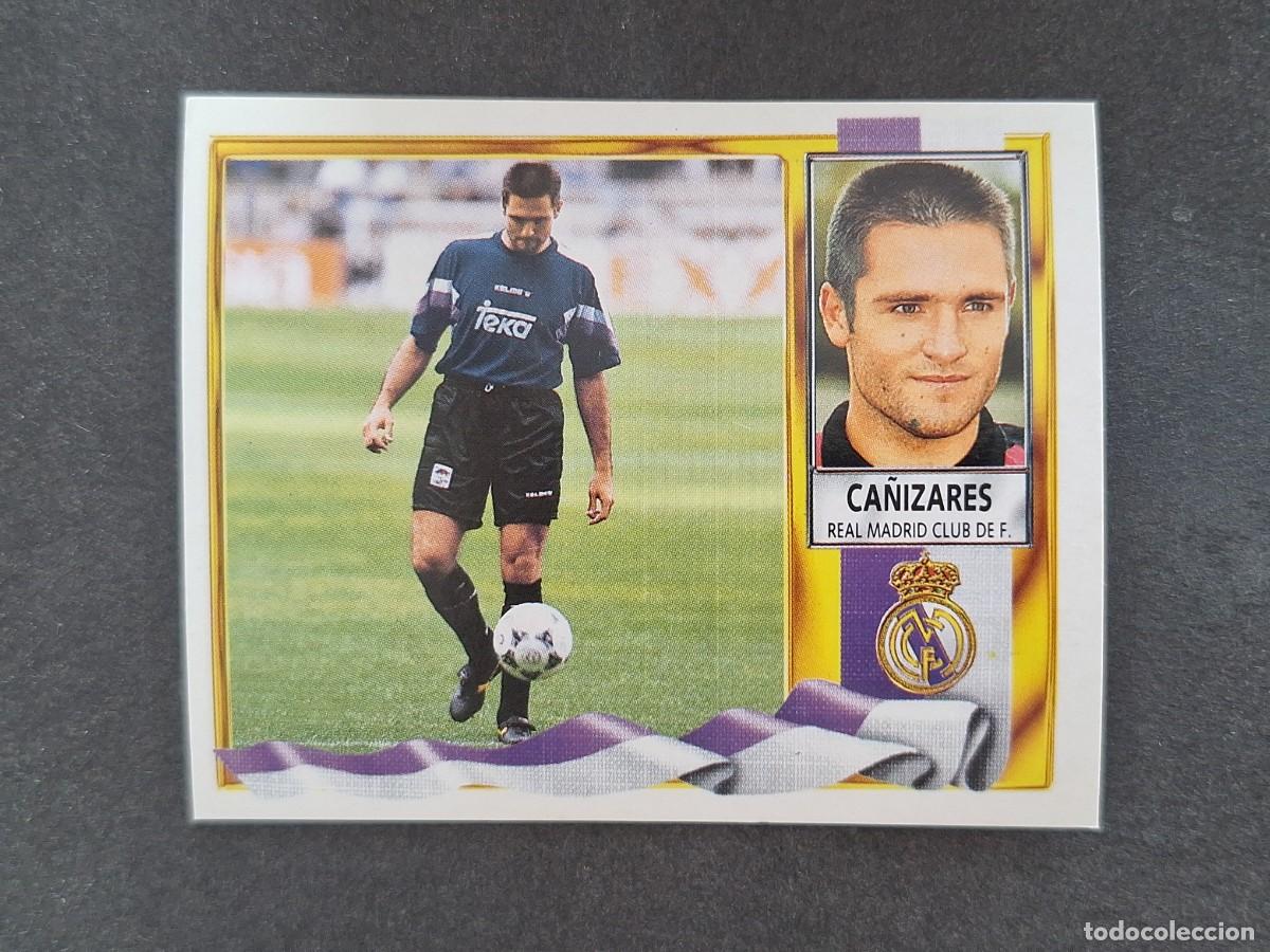 Cromos de Futebol: L3 CA&Ntilde;IZARES REAL MADRID LIGA ESTE 1995 1996 95 96 NUNCA PEGADO SIN PEGAR