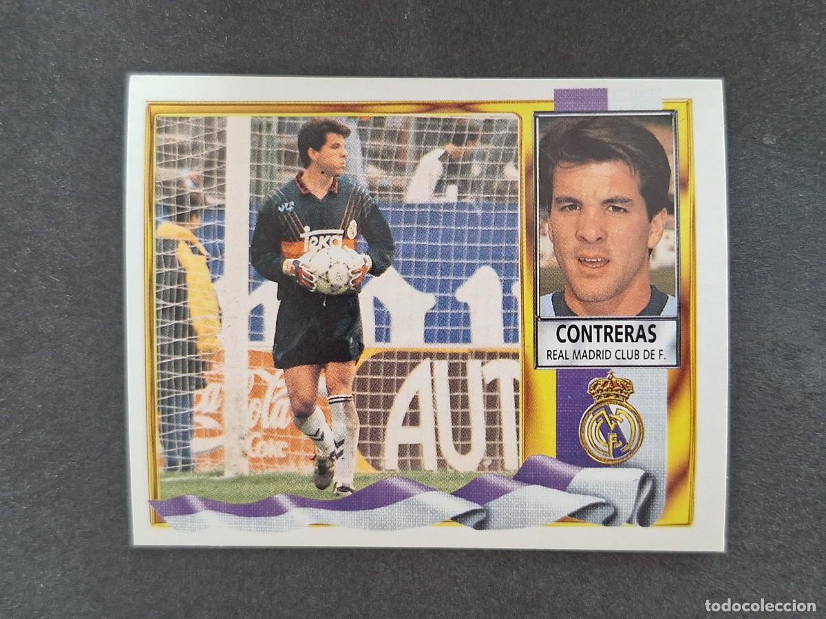 Cromos de Futebol: L3 CONTRERAS REAL MADRID LIGA ESTE 1995 1996 95 96 NUNCA PEGADO SIN PEGAR