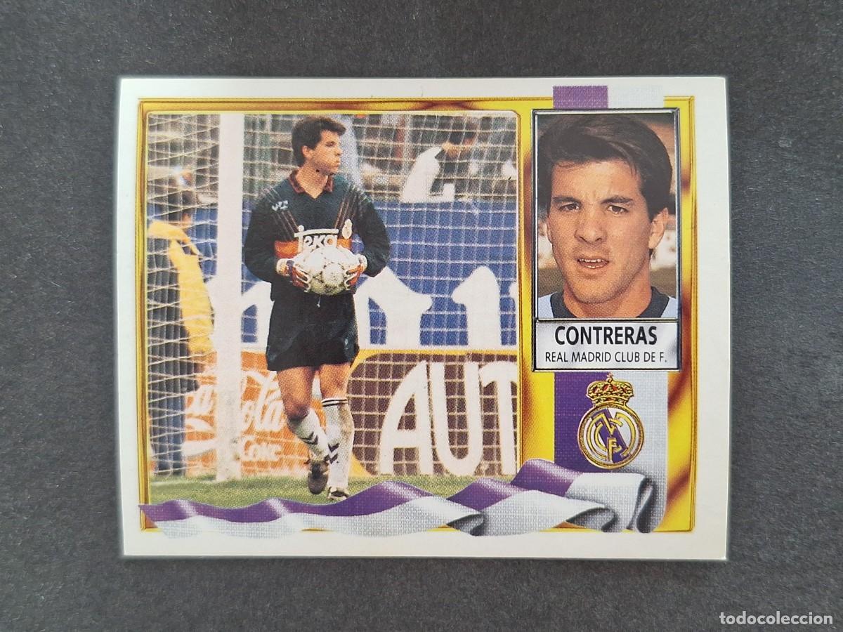 Cromos de Futebol: L3 CONTRERAS REAL MADRID LIGA ESTE 1995 1996 95 96 NUNCA PEGADO SIN PEGAR