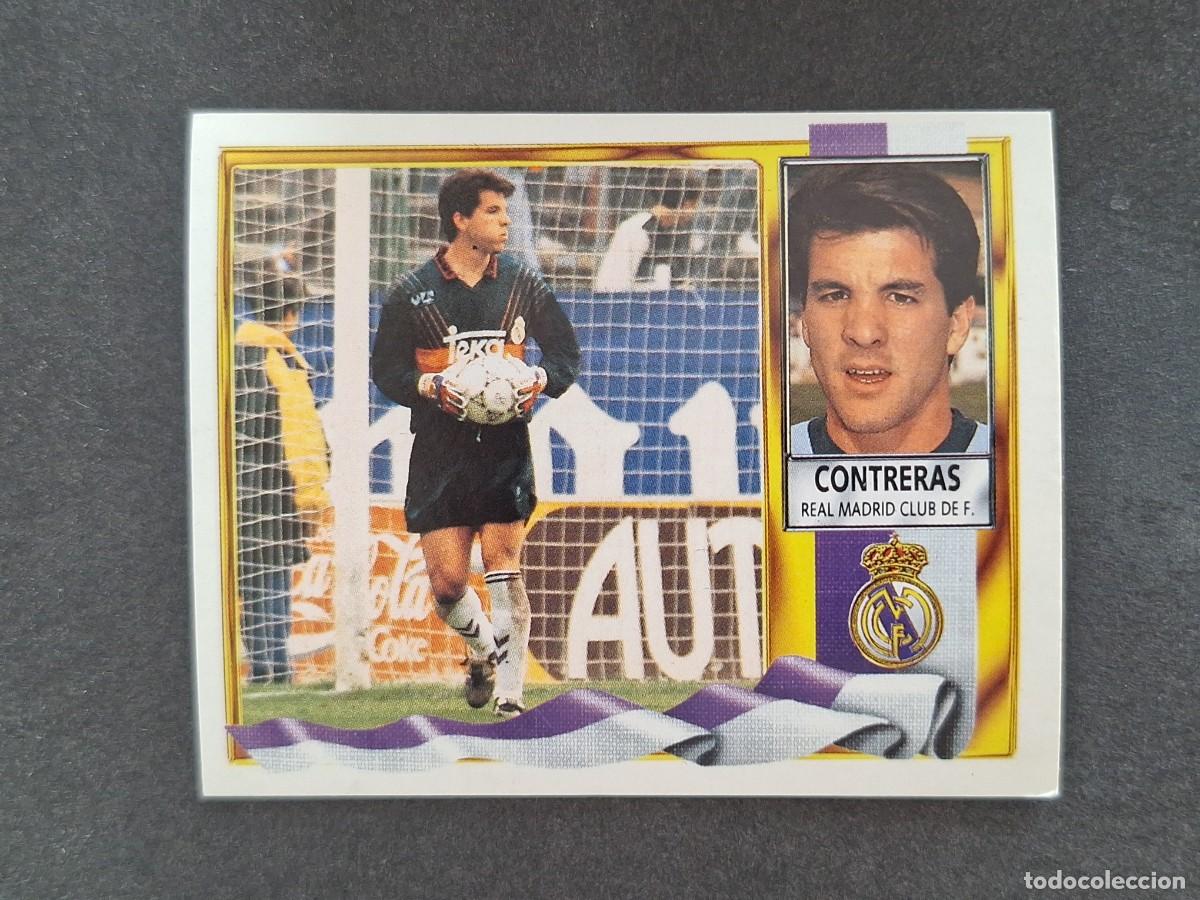 Cromos de Futebol: L3 CONTRERAS REAL MADRID LIGA ESTE 1995 1996 95 96 NUNCA PEGADO SIN PEGAR