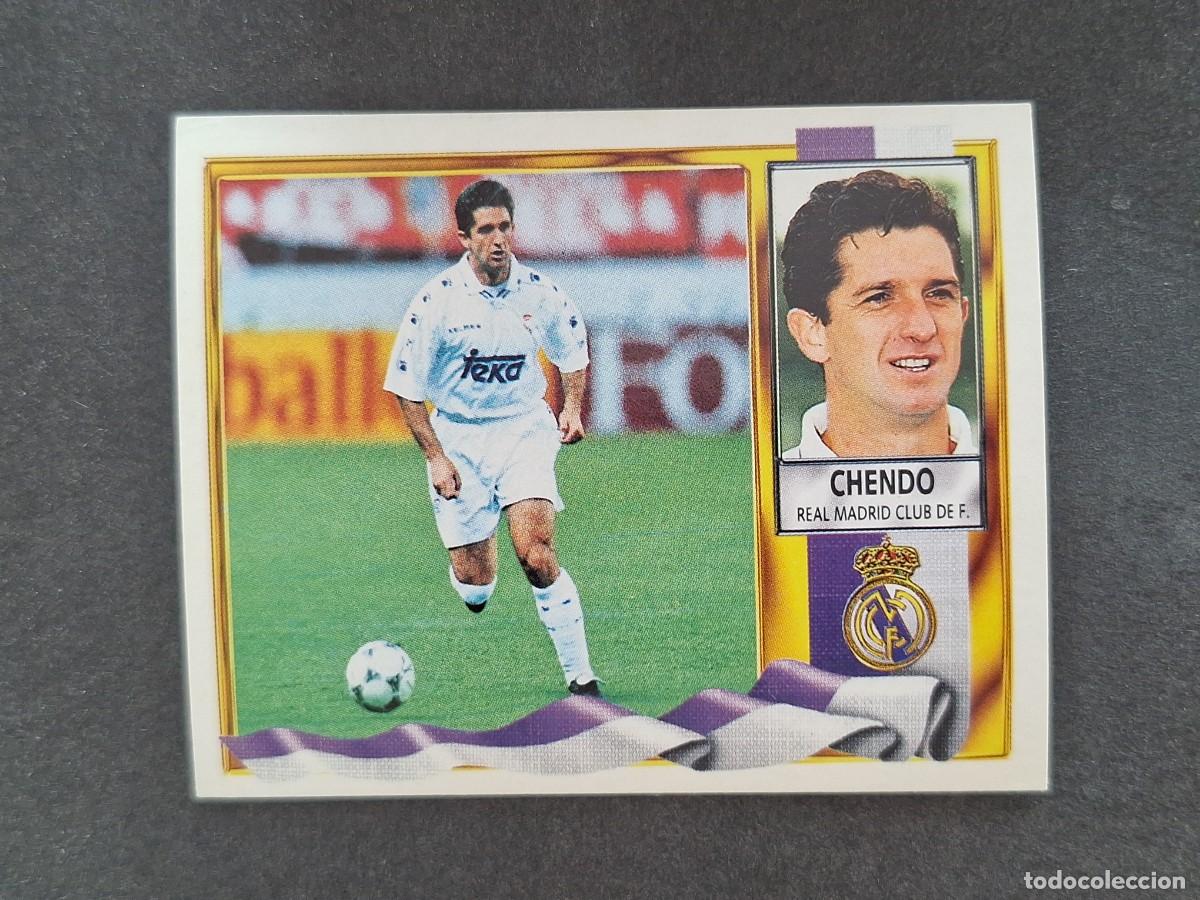 Cromos de Futebol: L3 CHENDO REAL MADRID LIGA ESTE 1995 1996 95 96 NUNCA PEGADO SIN PEGAR