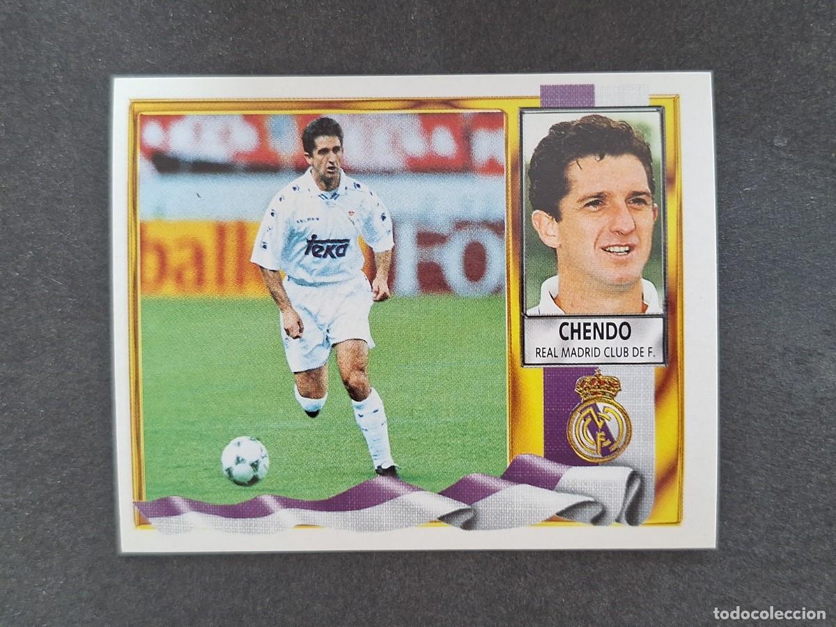 Cromos de Futebol: L3 CHENDO REAL MADRID LIGA ESTE 1995 1996 95 96 NUNCA PEGADO SIN PEGAR