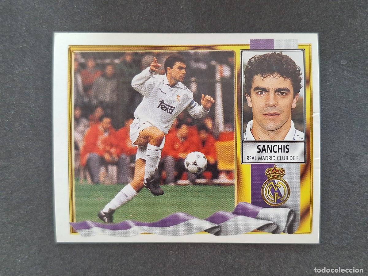 Cromos de Futebol: L3 SANCHIS REAL MADRID LIGA ESTE 1995 1996 95 96 NUNCA PEGADO SIN PEGAR