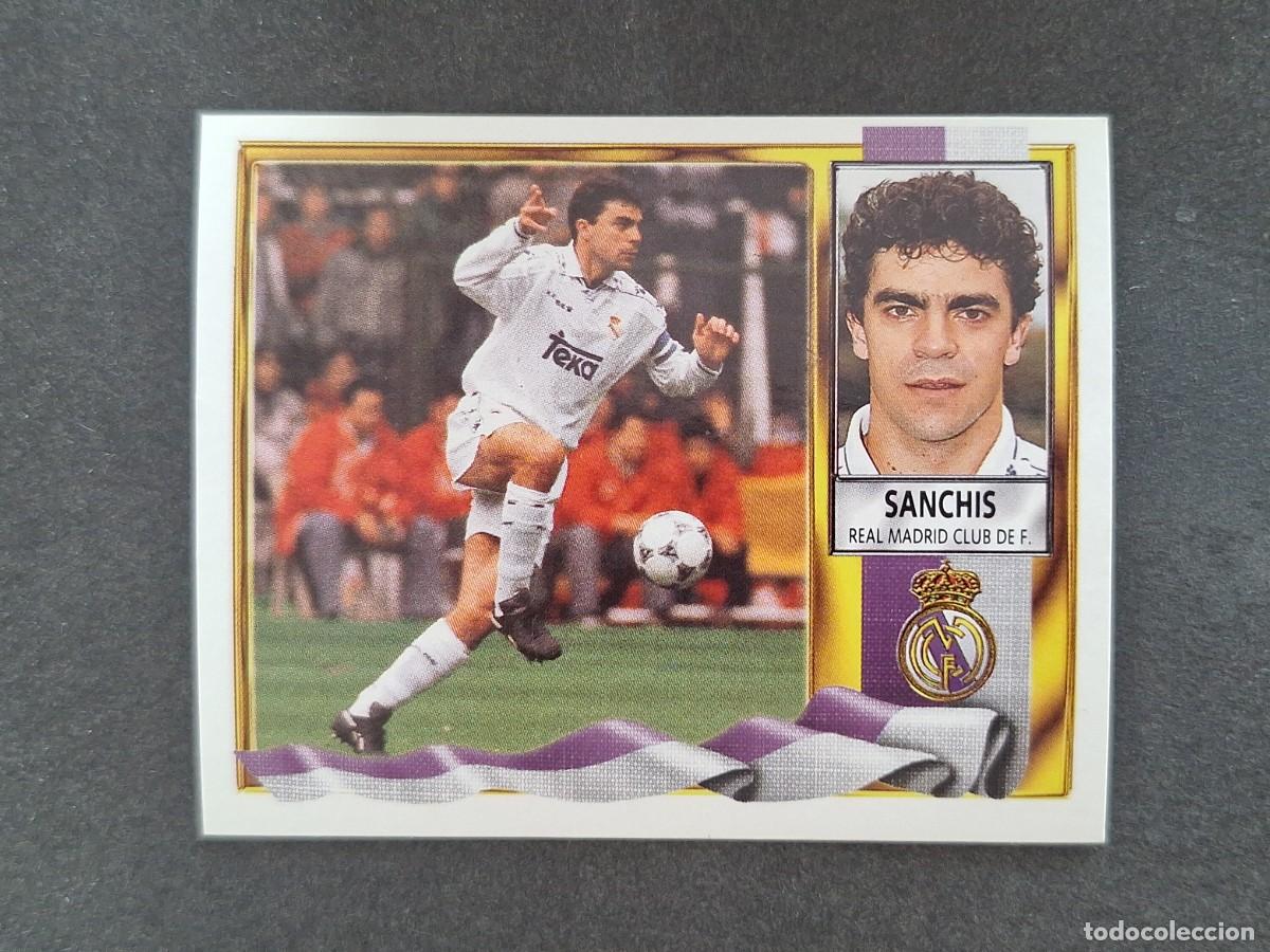 Cromos de Futebol: L3 SANCHIS REAL MADRID LIGA ESTE 1995 1996 95 96 NUNCA PEGADO SIN PEGAR