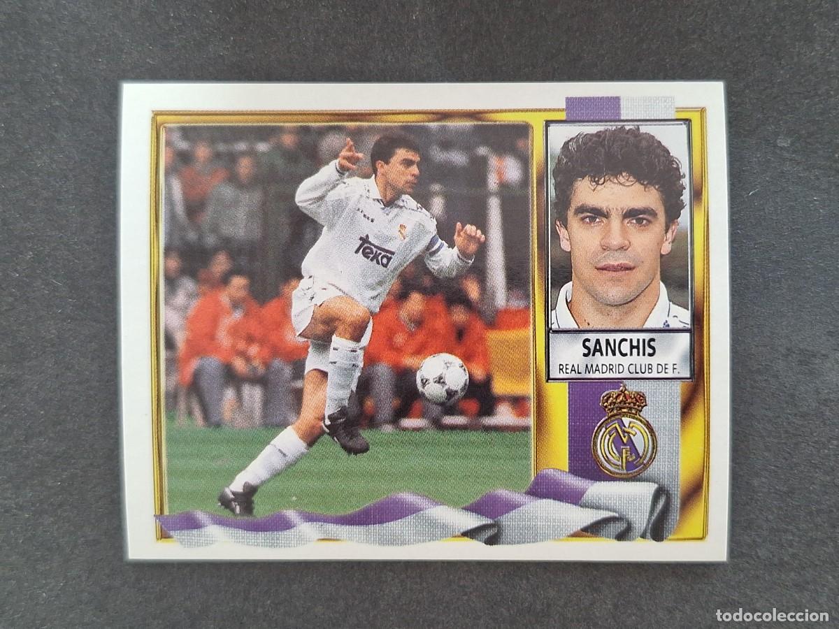 Cromos de Futebol: L3 SANCHIS REAL MADRID LIGA ESTE 1995 1996 95 96 NUNCA PEGADO SIN PEGAR