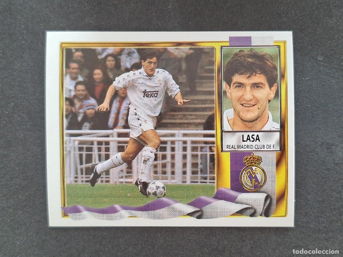 Cromos de Futebol: L3 LASA REAL MADRID LIGA ESTE 1995 1996 95 96 NUNCA PEGADO SIN PEGAR