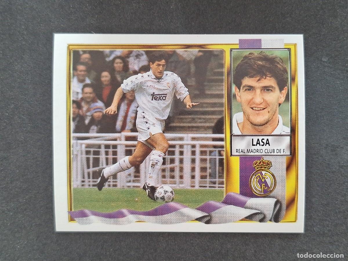 Cromos de Futebol: L3 LASA REAL MADRID LIGA ESTE 1995 1996 95 96 NUNCA PEGADO SIN PEGAR