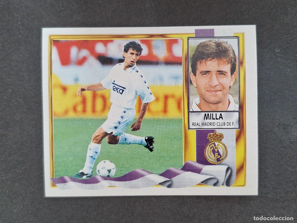 Cromos de f&uacute;tbol: L3 MILLA REAL MADRID LIGA ESTE 1995 1996 95 96 NUNCA PEGADO SIN PEGAR