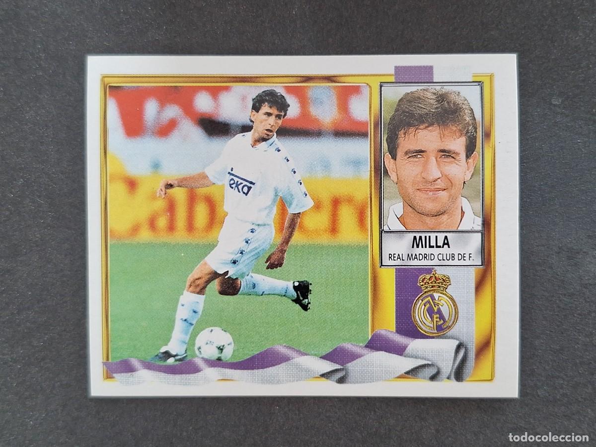 Cromos de f&uacute;tbol: L3 MILLA REAL MADRID LIGA ESTE 1995 1996 95 96 NUNCA PEGADO SIN PEGAR