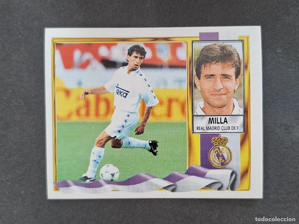 Cromos de f&uacute;tbol: L3 MILLA REAL MADRID LIGA ESTE 1995 1996 95 96 NUNCA PEGADO SIN PEGAR