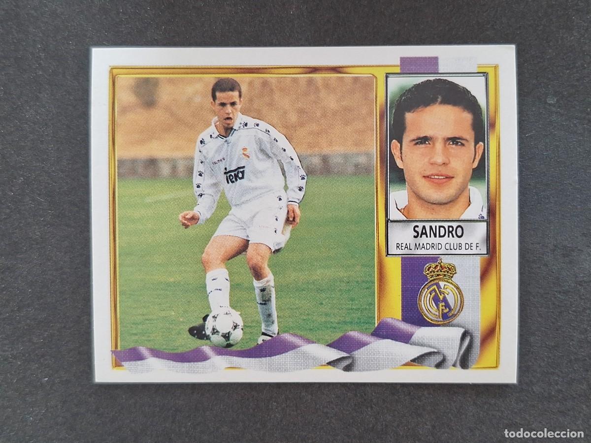 Cromos de f&uacute;tbol: L3 SANDRO REAL MADRID LIGA ESTE 1995 1996 95 96 NUNCA PEGADO SIN PEGAR