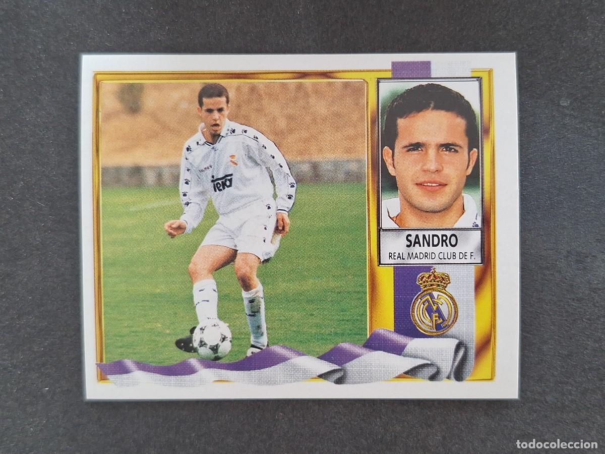 Cromos de f&uacute;tbol: L3 SANDRO REAL MADRID LIGA ESTE 1995 1996 95 96 NUNCA PEGADO SIN PEGAR