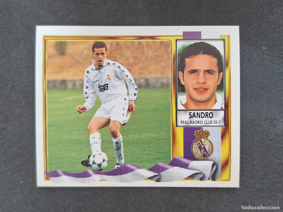 Cromos de f&uacute;tbol: L3 SANDRO REAL MADRID LIGA ESTE 1995 1996 95 96 NUNCA PEGADO SIN PEGAR